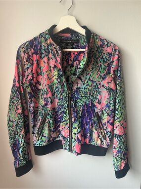 🛍️ 2/$40🛍️ Streetwear Society Multicolor Printed Lightweight Bomber